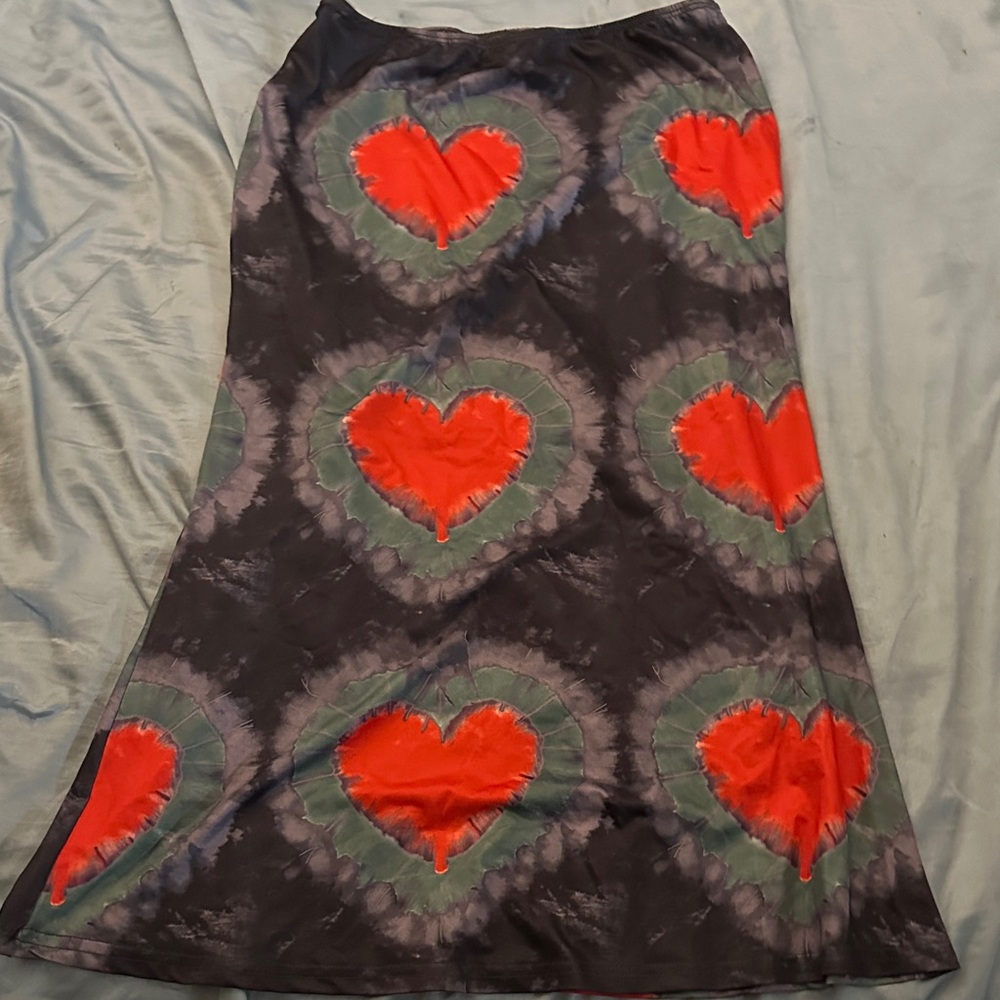 Heart Patterned Women's Skirt